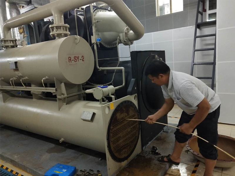 空调冷凝器通炮清洗